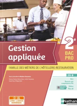 Gestion appliquée 2e Bac Pro MHR - Livre + licence élève - 2021