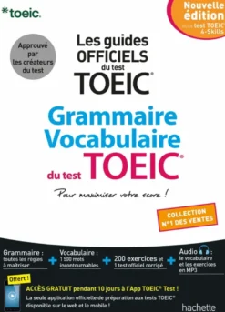 Grammaire - Vocabulaire TOEIC® (conforme auxtests TOEIC®)
