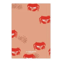 Grand carnet Crabe - pages blanches