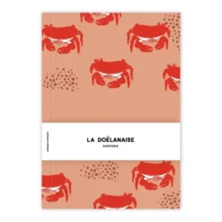 Grand carnet Crabe - pages lignées