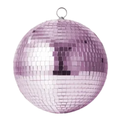 Grande Boule Disco rose - 25cm