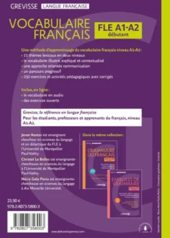 Grevisse FLE A1-A2 Vocabulaire français