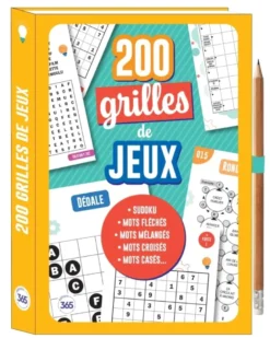 200 grilles de jeux - un crayon offert