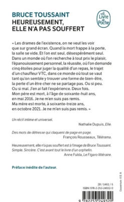 Heureusement, elle n'a pas souffert