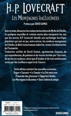 Intégrale H.P. Lovecraft, T2 : Les Montagnes hallucinées