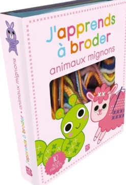 J'apprends à broder - Animaux mignons