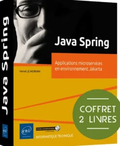 Java Spring - Coffret de 2 livres : Applications microservices en environnement Jakarta