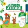 Je dessine j'efface - Les animaux de la ferme