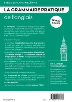 La grammaire pratique de l'anglais