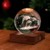 Lampe Amber Crystal Dauphins