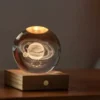 Lampe Amber Crystal Saturne