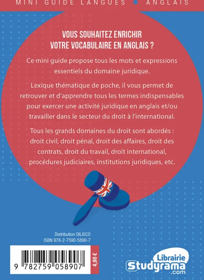L’anglais du droit en 1000 mots et expressions clés