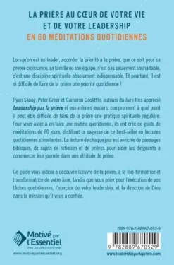 La prière au coeur du leadership
