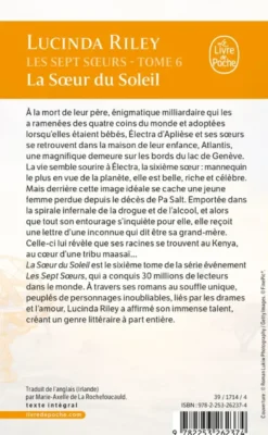 La Soeur du soleil (Les sept Soeurs, Tome 6)
