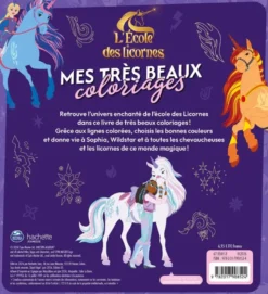 L'école des licornes - Mes très beaux coloriages