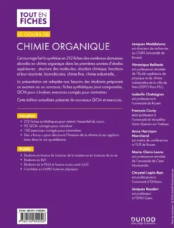 Le cours de chimie organique - 5e éd.