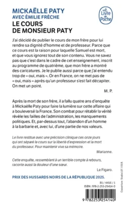 Le Cours de Monsieur Paty