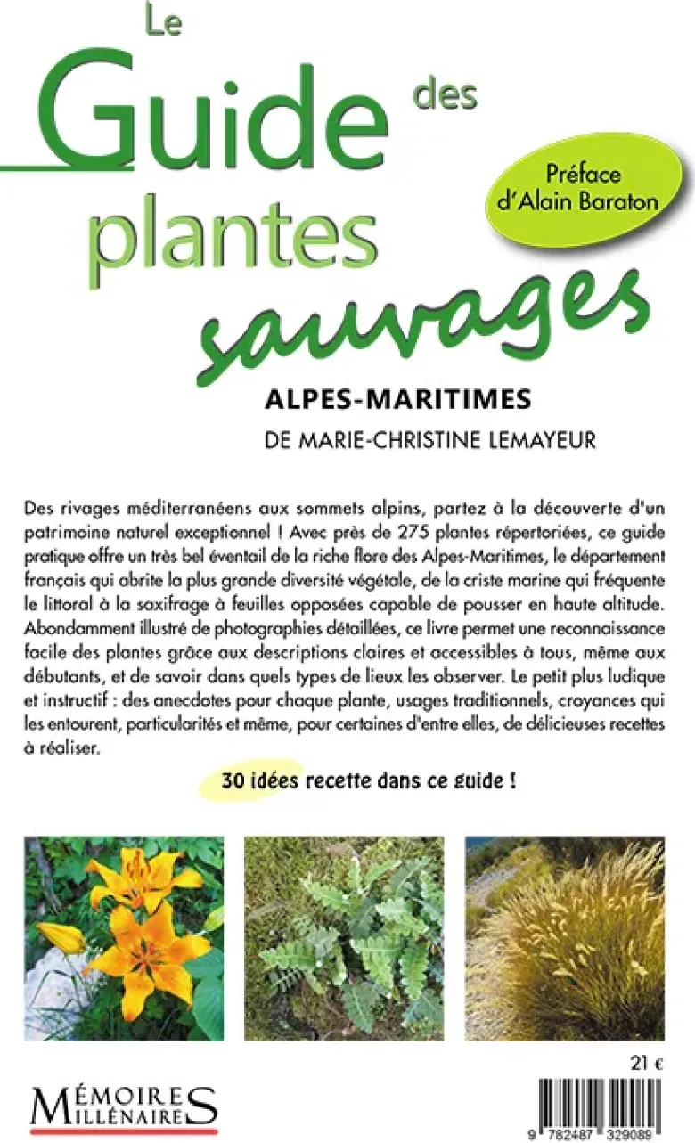Le Guide des plantes sauvages - Alpes-Maritimes