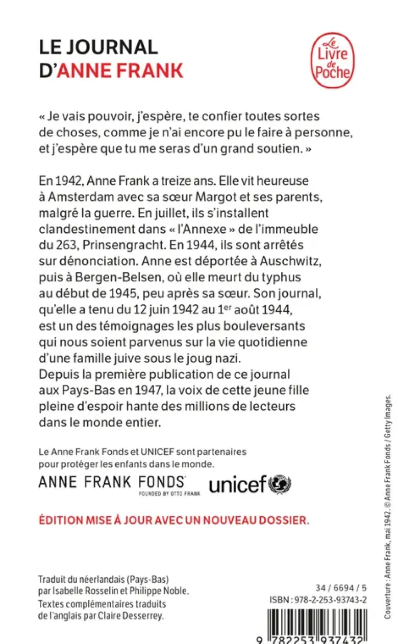 Le Journal d'Anne Frank