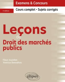 Leçons de Droit des marchés publics