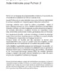 Le petit Python