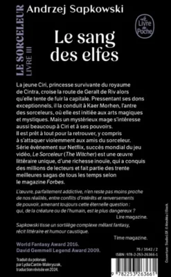Le Sang des elfes (Le Sorceleur, Tome 3)