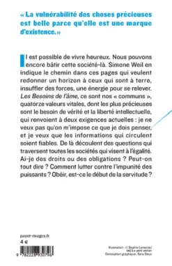Les besoins de l'âme