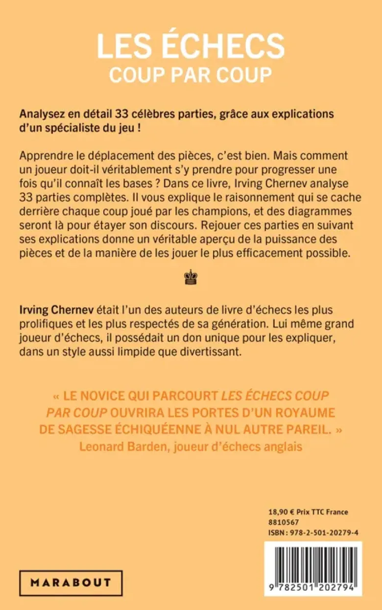 Les échecs coup par coup