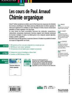 Les cours de Paul Arnaud - Cours de Chimie organique - 21e éd.