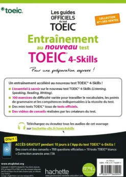Les guides officiels du test TOEICEntraînement au nouveau test TOEIC 4-skills