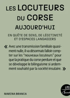Les locuteurs du corse aujourd'hui
