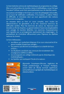 Les mathématiques au collège : démontrer pour comprendre. Cycle 4