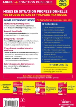 Les mises en situation professionnelle - méthode et entraînement - catégories A+, A et B