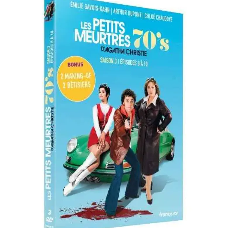 Les Petits meurtres d'Agatha Christie 70's - Saison 3 - Épisodes 8 à 10 (Édition Limitée) - DVD (2023)