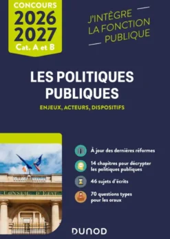 Les politiques publiques 2026-2027