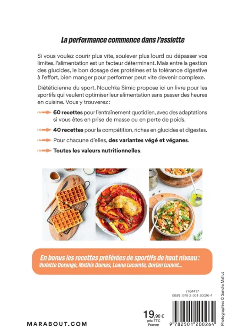 Les 100 recettes du sportif