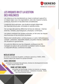 Les risques RH et la gestion des violences