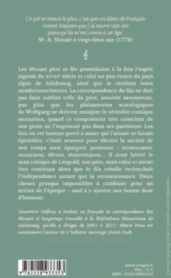 Les sautes d'humour de Mozart père et fils
