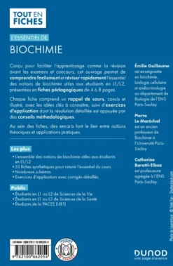 L'essentiel de Biochimie - Licence 1 / 2 / PASS - 2e éd.