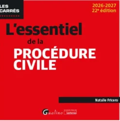 L'essentiel de la procédure civile