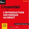 L'essentiel de l'introduction historique au droit