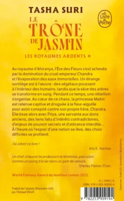 Le Trône de jasmin (Les Royaumes ardents, Tome 1)