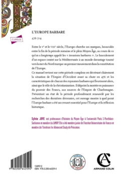 L'Europe barbare 476-714 - 4e éd.