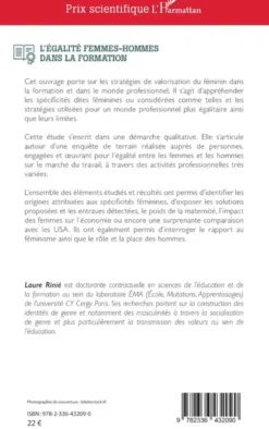 L'égalité femmes-hommes dans la formation