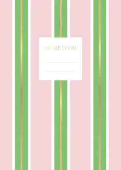 Livre d'or - Rose et Vert