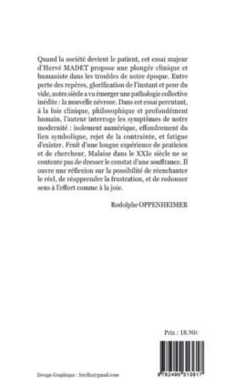 Malaise dans le XXIe siècle : la nouvelle névrose, un défi majeur de santé mentale