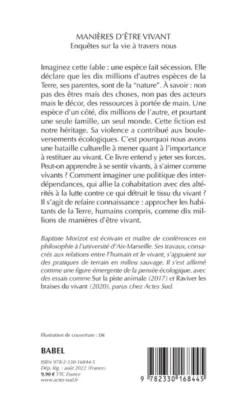 Manières d'être vivant