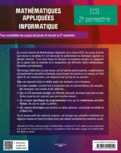 Mathématiques appliquées, informatique - ECG 2e semestre