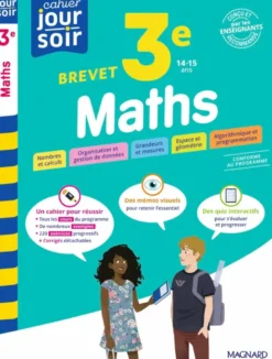 Maths 3e - Cahier Jour Soir
