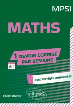 Maths. MPSI